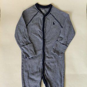 Ralph Lauren Striped Cotton Coverall